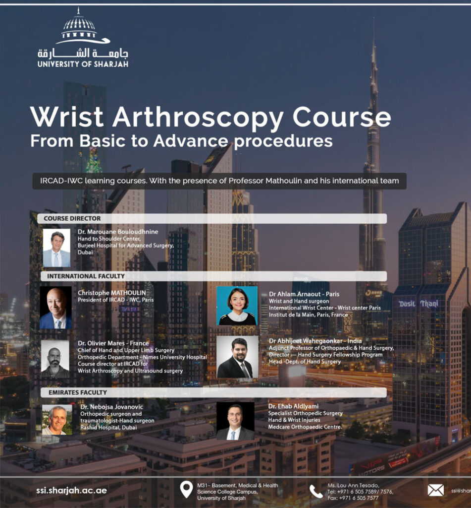 Dubaihanddoctor Events Wrist Arthroscopy Course 1