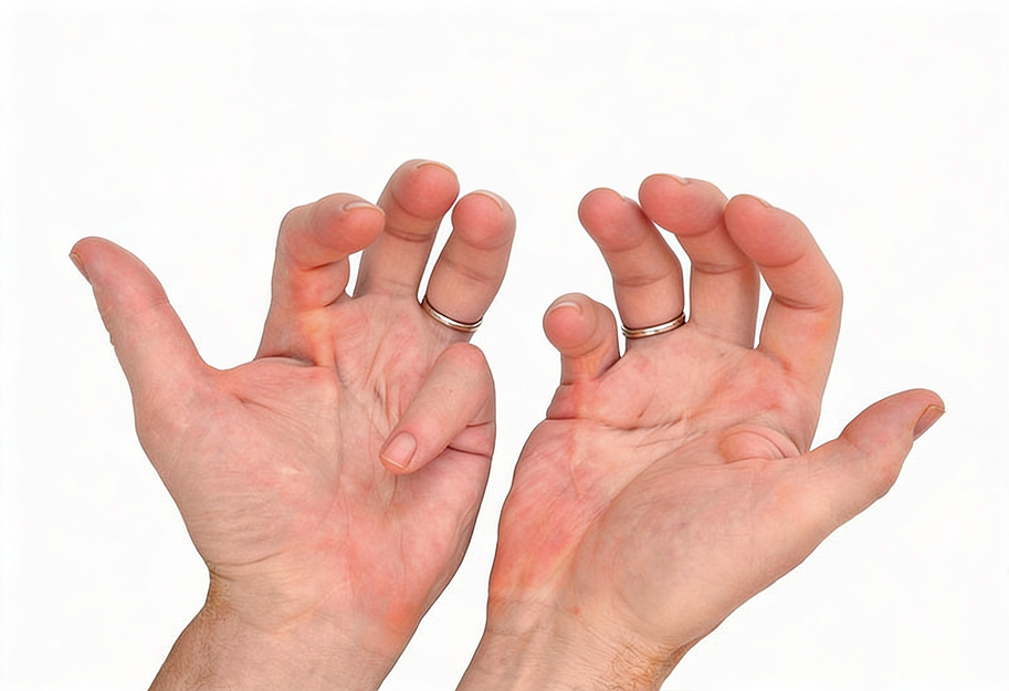 symptoms of Dupuytren's disease