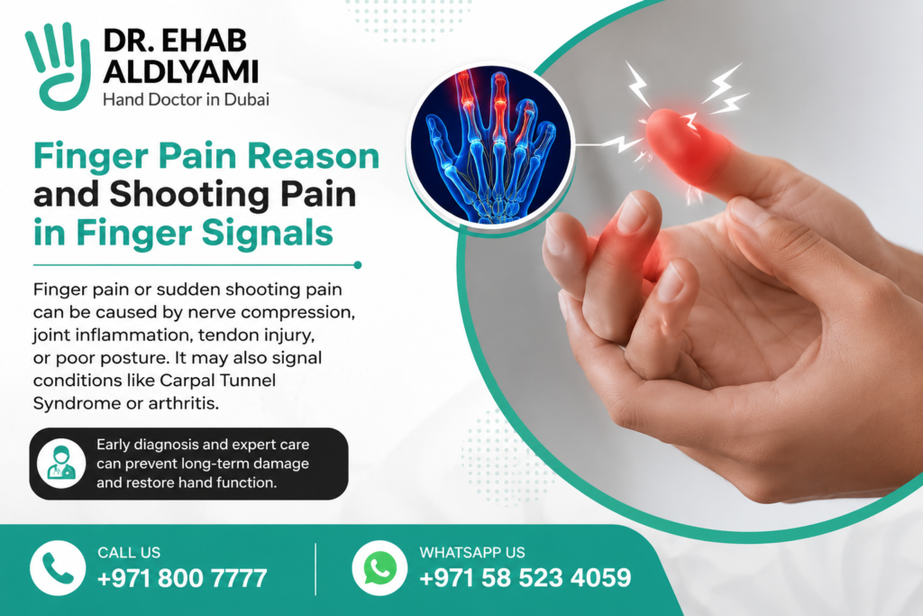 Top Reasons You May Have Shooting Pain in finger