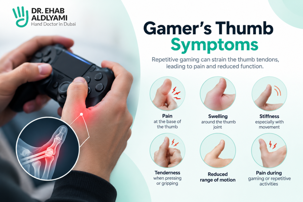 Gamer's/Texter's Thumb
